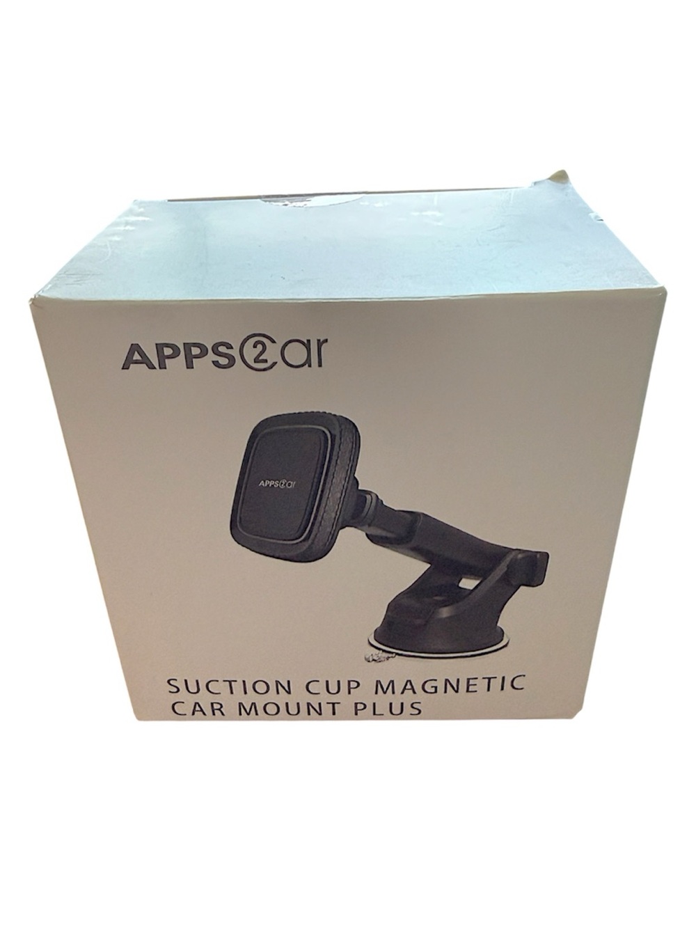 Magnetic Suction Cup Phone Mount Plus for Car - Black — Apps2Car